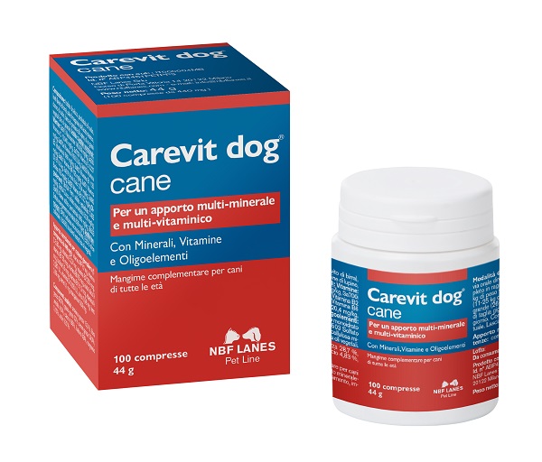 CAREVIT DOG FLACONE 100 COMPRESSE APPETIBILI - Farmacia Del Monaco