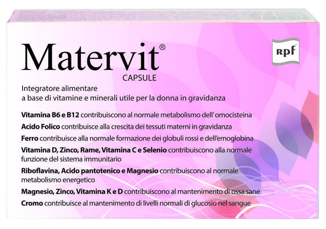 MATERVIT 30 CAPSULE - Farmacia Del Monaco