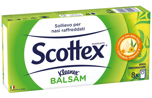 KLEENEX FAZZOLETTI BALSAMICI POCKET 8 PEZZI - Farmacia Del Monaco