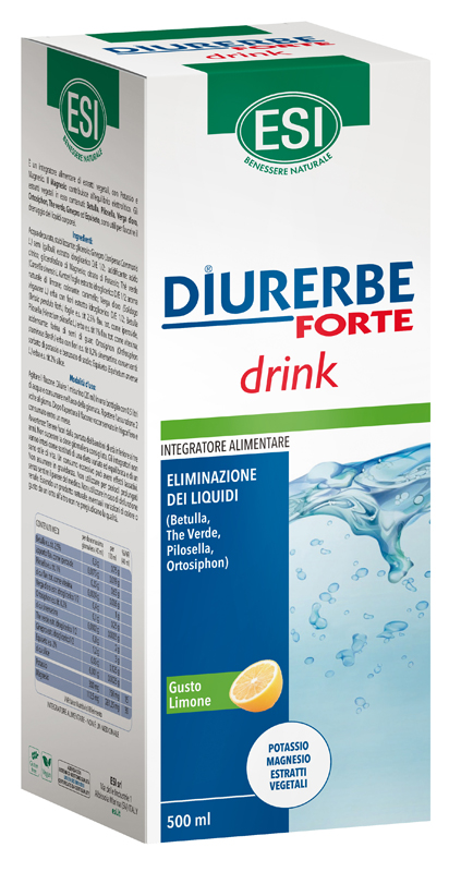 ESI DIURERBE FORTE DRINK LIMONE 500 ML - Farmacia Del Monaco
