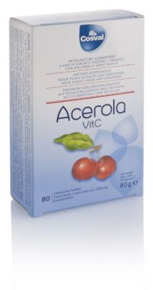 ACEROLA VITAMINA C 80 TAVOLETTE - Farmacia Del Monaco