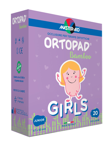 CEROTTO OCULARE PER ORTOTTICA ORTOPAD GIRLS JUNIOR 5X6,7 20 PEZZI - Farmacia Del Monaco