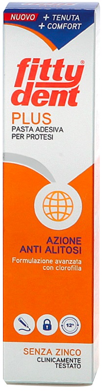 FITTYDENT PLUS ADESIVO PROTESI 40 G - Farmacia Del Monaco