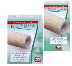 ICOPIUMA BENDA GARZA ELASTICA AUTOFISSANTE CM6X4MT 1 PEZZO - Farmacia Del Monaco