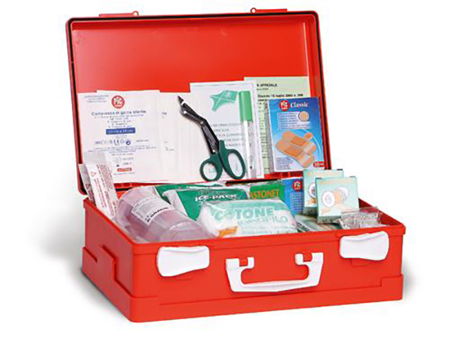 PACCHETTO DI MEDICAZIONE REINTEGRO DEL PACCO BASE COMPLETO ALLEGATO1 DM 388 DEL 15/07/2003 - Farmacia Del Monaco