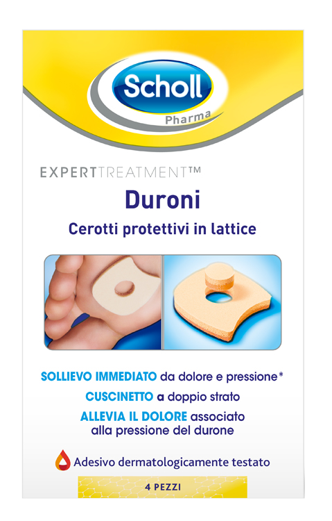 CEROTTO PROTETTIVO PER DURONI SCHOLL IN LATTICE 4 PEZZI - Farmacia Del Monaco