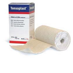 BENDA ELASTICA AUTOADESIVA TENSOPLAST CON OSSIDO DI ZINCO 4,5X500CM - Farmacia Del Monaco