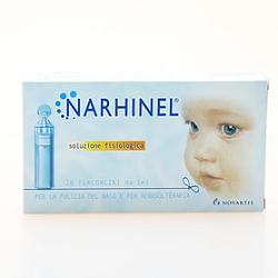 SOLUZIONE FISIOLOGICA PER ASPIRATORE NASALE NARHINEL 20 FIALE DA 5ML - Farmacia Del Monaco