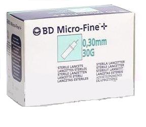 LANCETTE PUNGIDITO BD MICROFINE+ PER OPTIMUS GAUGE 33 25 PEZZI - Farmacia Del Monaco