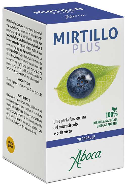 MIRTILLO PLUS 70 CAPSULE - Farmacia Del Monaco