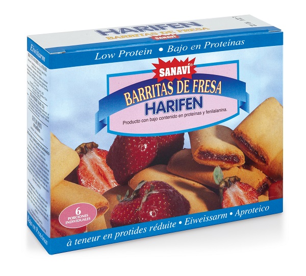 HARIFEN SNACK FRAGOLA 125 G - Farmacia Del Monaco