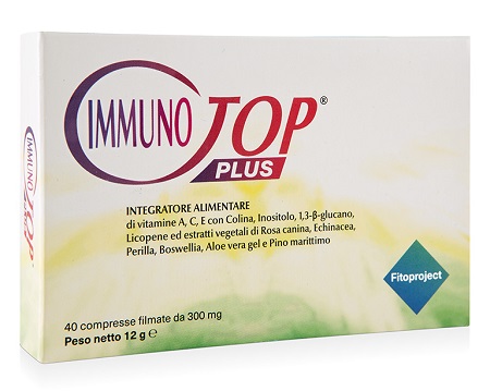 IMMUNOTOP PLUS 40 COMPRESSE FILMATE DA 300 MG - Farmacia Del Monaco