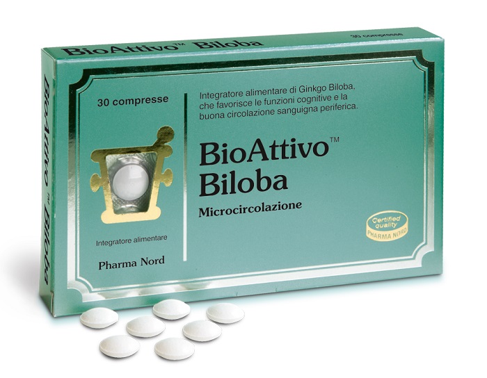 BIOATTIVO BILOBA 30 COMPRESSE - Farmacia Del Monaco