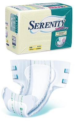 PANNOLONE PER INCONTINENZA SERENITY SOFTDRY FORMATO MAXI TAGLIA MEDIUM 15 PEZZI - Farmacia Del Monaco
