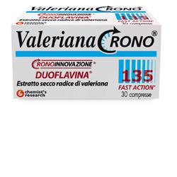 VALERIANA CRONO 135 CON DUOFLAVINA FAST ACTION 30 COMPRESSE - Farmacia Del Monaco