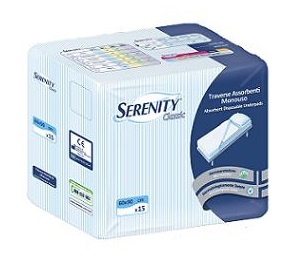 TRAVERSA SALVAMATERASSO PER INCONTINENZA SERENITY CLASSIC RIMBOCCABILE MISURA 80X180CM 30 PEZZI - Farmacia Del Monaco