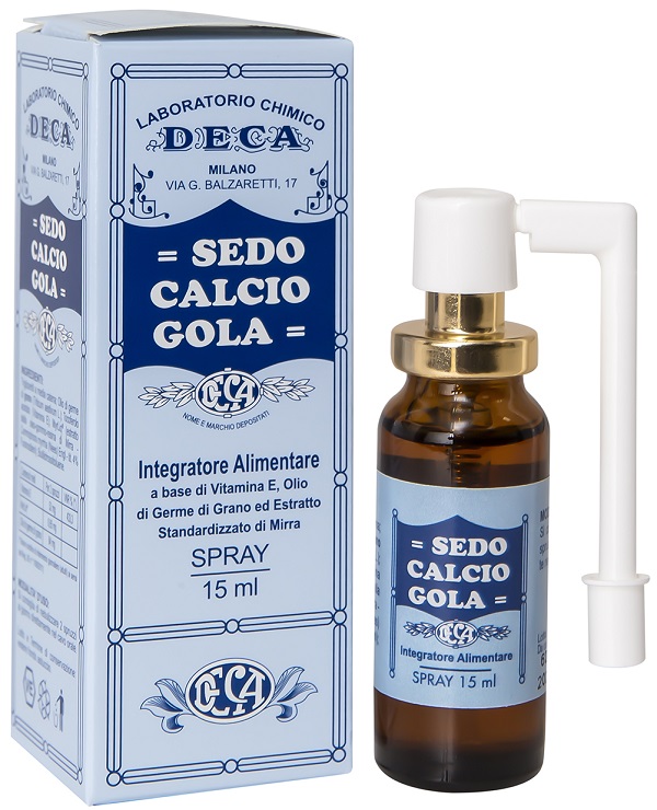 SEDO CALCIO GOLA SPRAY 15 ML - Farmacia Del Monaco
