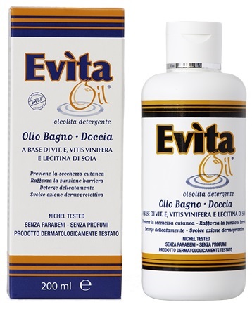 EVITA OIL BAGNO DOCCIA 200 ML - Farmacia Del Monaco