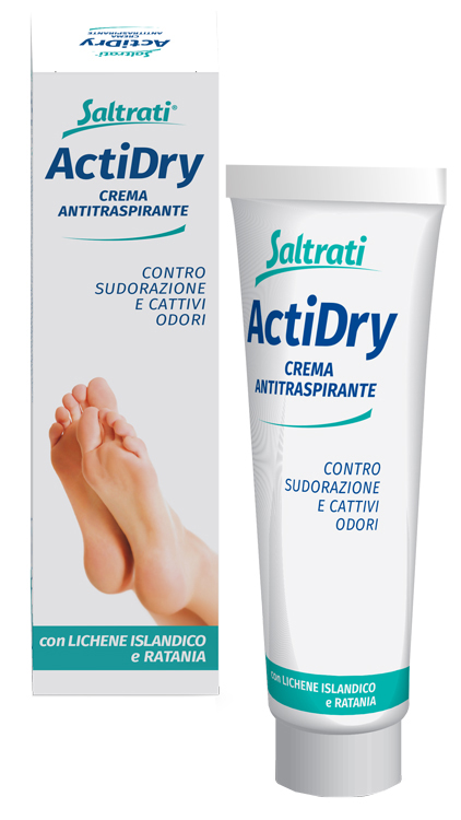 SALTRATI ACTIDRY CREMA ANTITRASPIRANTE 100 ML - Farmacia Del Monaco