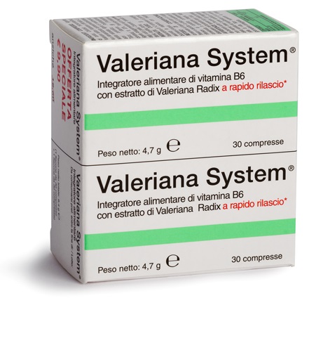 VALERIANA SYSTEM 30 COMPRESSE + 30 COMPRESSE - Farmacia Del Monaco