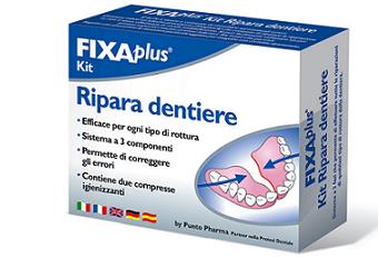 RIPARA DENTIERE KIT FIXAPLUS - Farmacia Del Monaco