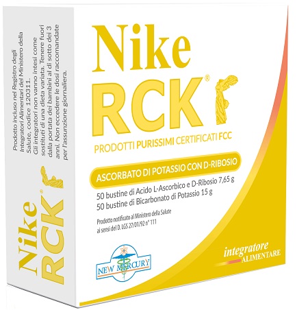 NIKE RCK ASCORBATO POTASSIO + RIBOSIO 100 BUSTINE 22,65 G - Farmacia Del Monaco