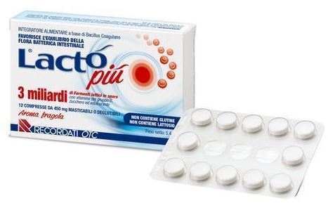 LACTO PIU 3 MILIARDI 12 COMPRESSE - Farmacia Del Monaco