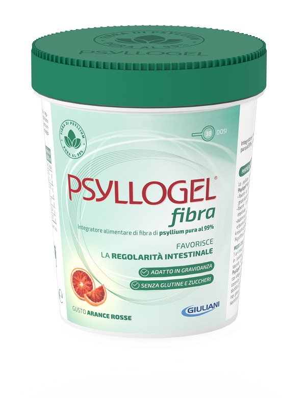 PSYLLOGEL FIBRA ARANCE ROSSE VASO 170 G - Farmacia Del Monaco