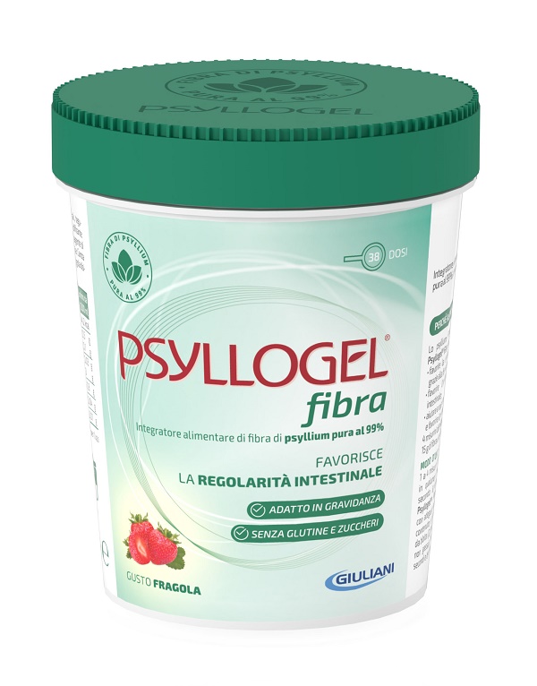 PSYLLOGEL FIBRA FRAGOLA VASO 170 G - Farmacia Del Monaco