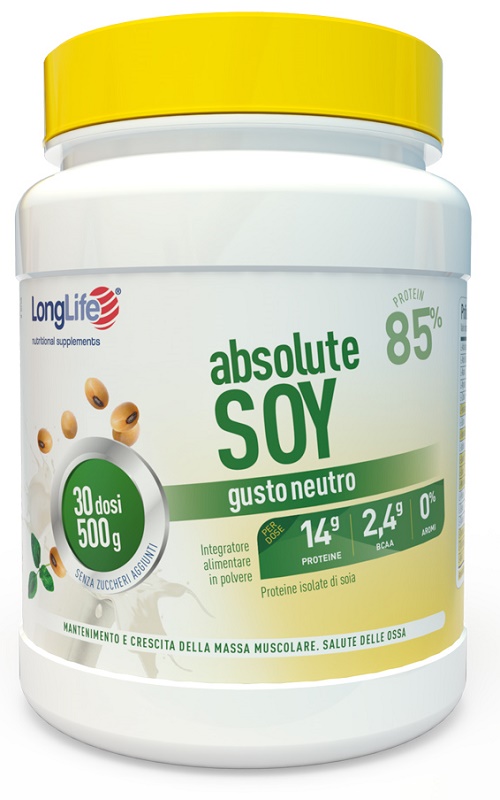 LONGLIFE ABSOLUTE SOY 500 G - Farmacia Del Monaco