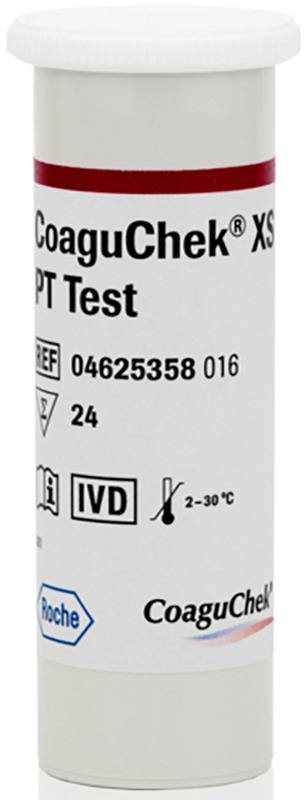 STRISCE REATTIVE PER APPARECCHIO AUTODIAGNOSTICO COAGUCHEK XS PT TEST 6 PEZZI - Farmacia Del Monaco