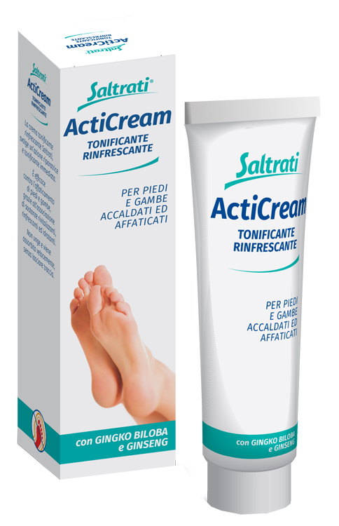 SALTRATI ACTICREAM TONIFICANTE RINFRESCANTE PER PIEDI E GAMBE 100 ML - Farmacia Del Monaco