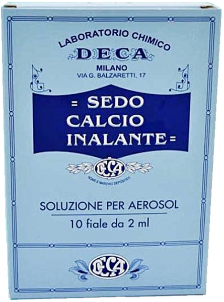 SEDO CALCIO INALANTE SOLUZIONE AEROSOL 10 FIALE 2 ML - Farmacia Del Monaco