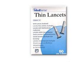 LANCETTE PUNGIDITO MEDISENSE THIN 28 GAUGE 50 PEZZI - Farmacia Del Monaco