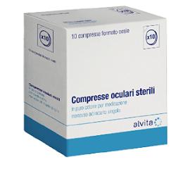 COMPRESSA OCULARE ALVITA STERILE 10 PEZZI - Farmacia Del Monaco