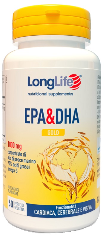 LONGLIFE EPA DHA GOLD 60 PERLE - Farmacia Del Monaco