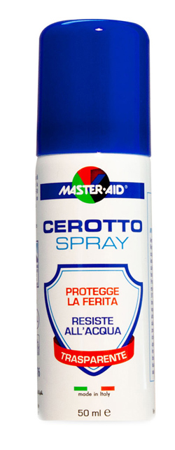 CEROTTO SPRAY MASTER-AID FLACONE 50ML CIRCA 80 APPLICAZIONI - Farmacia Del Monaco