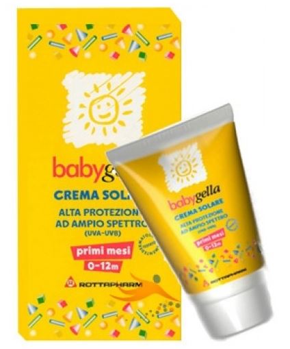 BABYGELLA CREMA SOLARE 0-12 MESI 50ML - Farmacia Del Monaco