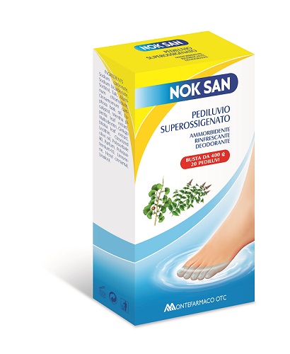 NOK SAN PEDILUVIO SUPEROSSIGENATO 400 G - Farmacia Del Monaco