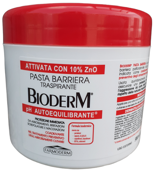 BIODERM PASTA BARRIERA ZINCO 500 ML - Farmacia Del Monaco