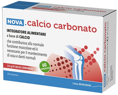 CALCIO CARBONATO 60 COMPRESSE DA 0,6 G - Farmacia Del Monaco