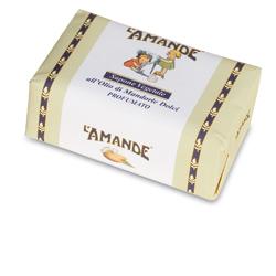 L'AMANDE MARSEILLE SAPONE VEGETALE OLIO MANDORLE DOLCI 200 G - Farmacia Del Monaco