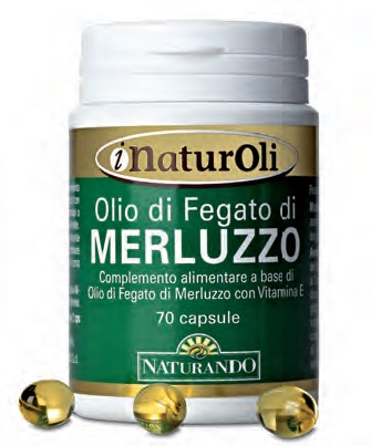 NATUROLI OLIO DI FEGATO DI MERLUZZO 70 CAPSULE MOLLI - Farmacia Del Monaco