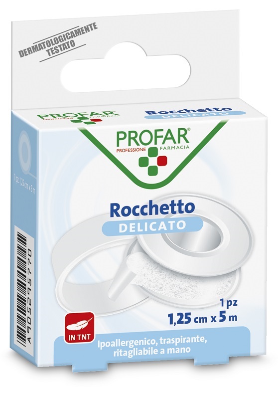 CEROTTO ROCCHETTO TESSUTO NON TESSUTO DELICATO CM 1,25X5 M PROFAR - Farmacia Del Monaco