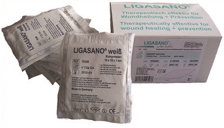 MEDICAZIONE IN COMPRESSE DI POLIURETANO ESPANSO FORMATO DA RETICOLI CELLULARI A NIDO D'APE 10X10X1CM 10 PEZZI - Farmacia Del Monaco