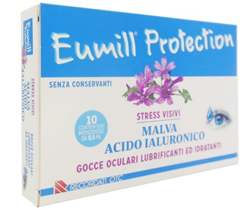 EUMILL PROTECTION GOCCE OCULARI 10 FLACONCINI MONODOSE 0,5 ML - Farmacia Del Monaco