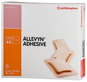 MEDICAZIONE IDROCELLULARE STERILE ALTAMENTE ASSORBENTE ADESIVA IN SCHIUMA DI POLIURETANO 12,5X12,5CM 10 PEZZI - Farmacia Del Monaco