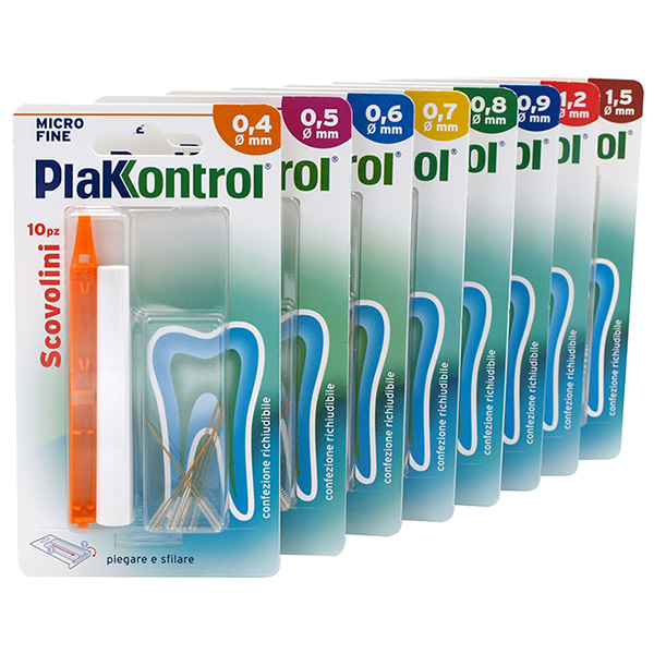 PLAKKONTROL MINIGRIP SCOVOLINO 0,6 MM 10 PEZZI - Farmacia Del Monaco