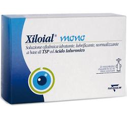 SOLUZIONE OFTALMICA IDRATANTE LUBRIFICANTE XILOIAL 20 MONODOSE DA 0,5ML - Farmacia Del Monaco