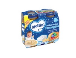 MELLIN BABY CENA COMPLETA FORMAGGINO PASTICA 2 PEZZI DA 200 G - Farmacia Del Monaco
